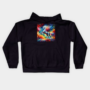 Unicorn Study - Fantasy AI Kids Hoodie